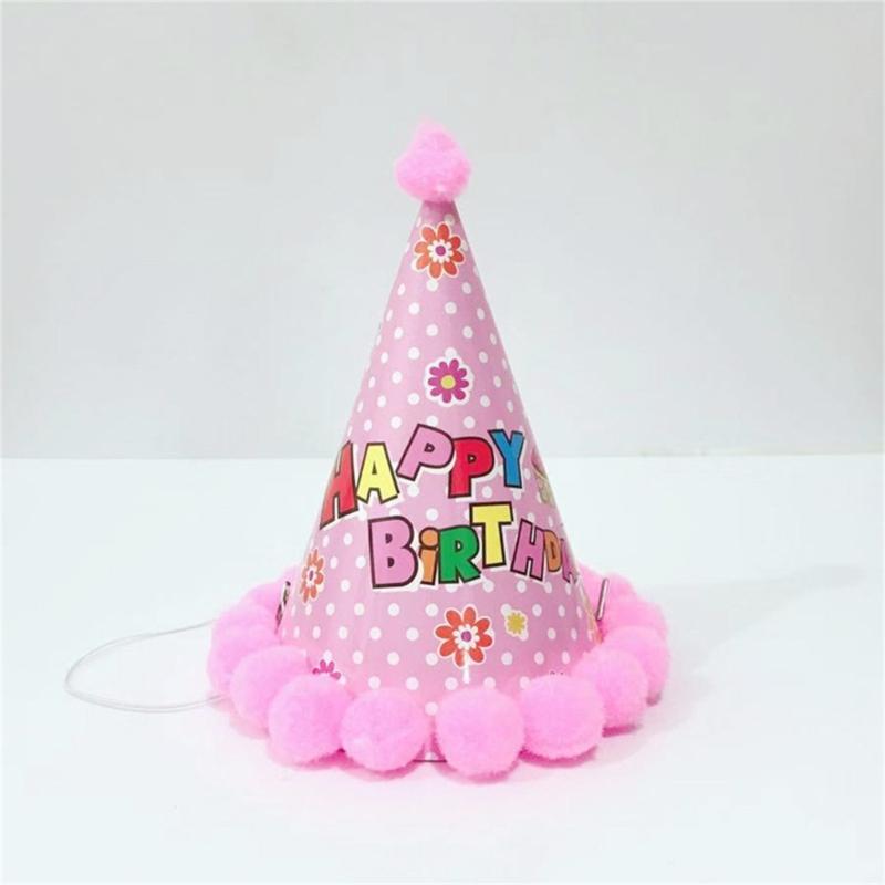 Unisex Birthday Party Hat Children Princess Carnivals Party Props Cap Headwear