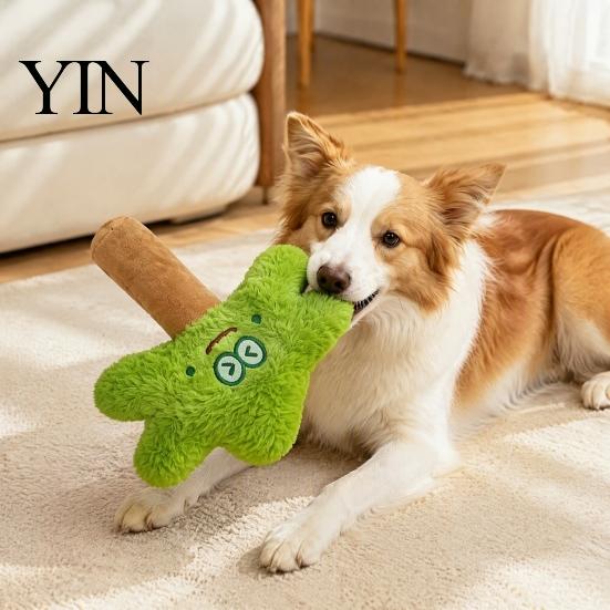 Soft Fabric Dog Training Toys Coconut Tree Toy, Squeaky Plush Chew Stuffed Puppy Toy for Small And Medium Dogs to Shake, Bite Teething
