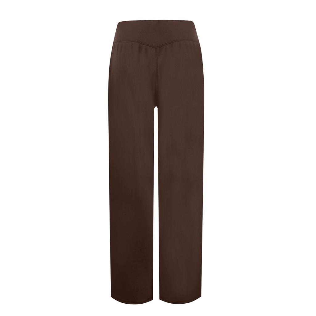 Yoga Pants Women Wide Leg Pants High Waist Stretch Dress Loose Casual Sweatpants With Pockets