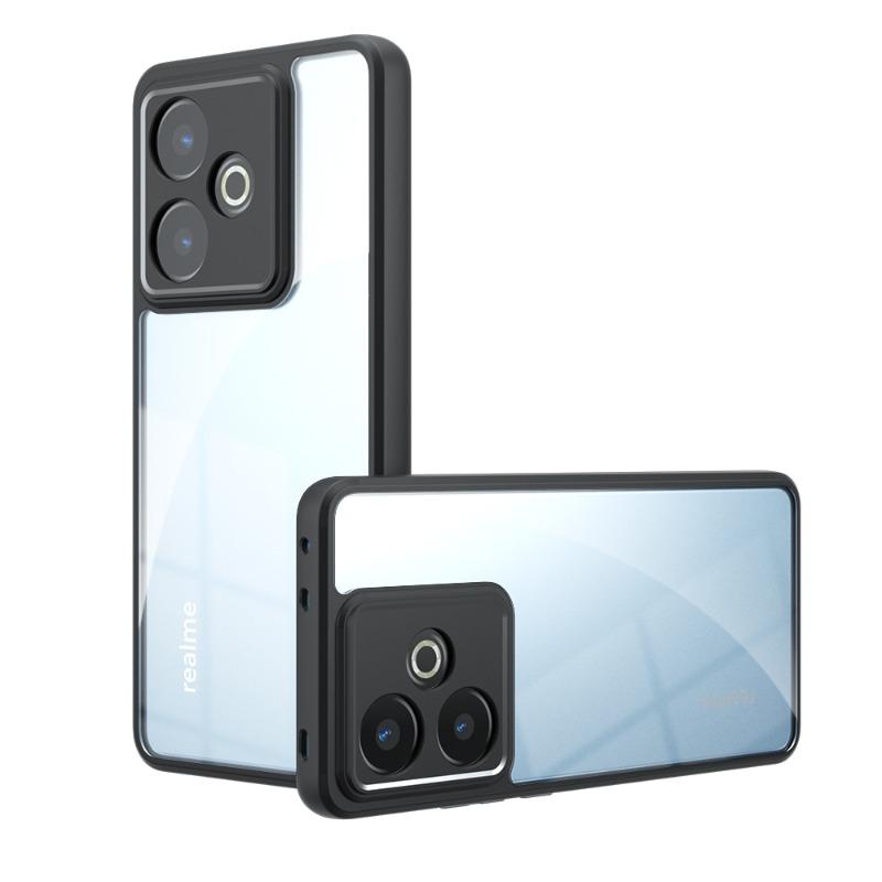 GT 7T Matt Støtsikkert Telefondeksel for Realme GT 7 GT 7Pro Neo 7x Hard Støtfanger Myk Gjennomsiktig Bakdeksel Anti-gulning Funda