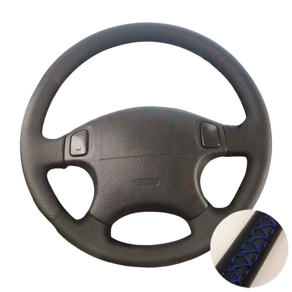 Hand Sewing Car Steering Wheel Cover Microfiber Leather For Honda CRV CR-V Accord 6 Odyssey Prelude Civic 1996-2003 For Acura CL