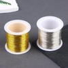 100M/328Ft Fadeless Copper Clad Steel Wire Bendable Metal Sculpting Wire For Craft Floral Jewelry Making 0.3/0.4/0.5Mm