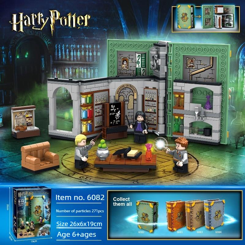 Collection of 6 Magic Books, Magic Classroom Gifts Building Blocks, Gift Children's Toys Toy Building Blocks,76397 76382 76396
