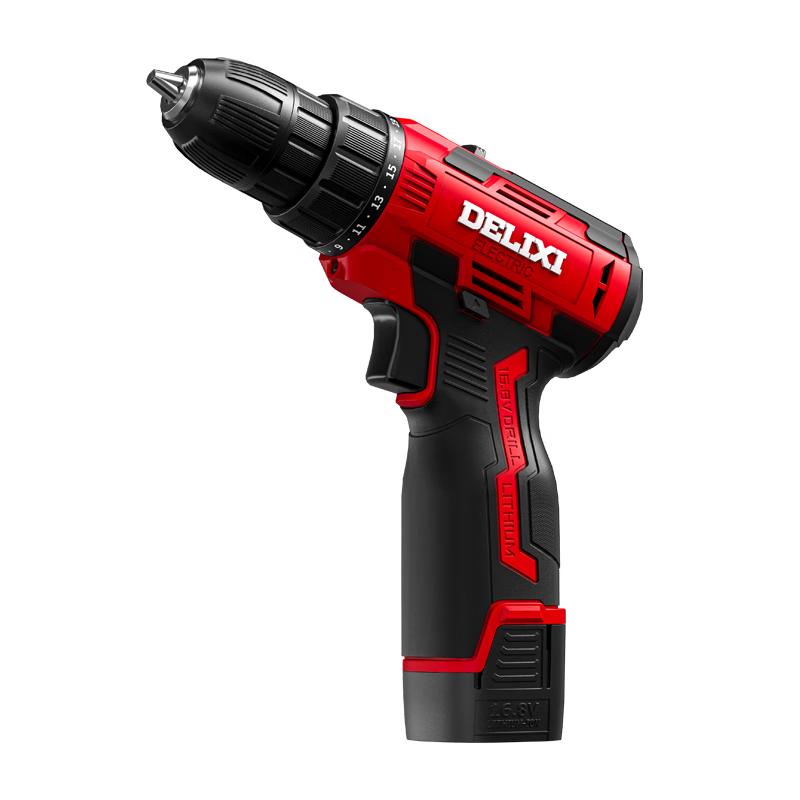 Delixi Cordless Lithium-Ion Drill Driver Kit CN Plug (adapter Included)