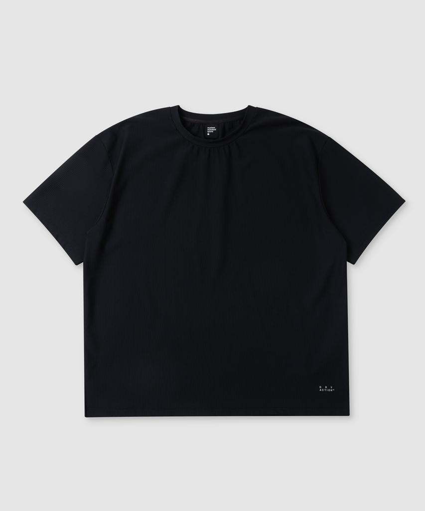MUSINSA STANDARD SPORTS Ribbed Oversized Short Sleeve (2 Colors)