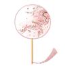 Chinese Style Embroidery Fan Handheld Silk Fan Ink Painting Chinese Style Fan  Photography Prop