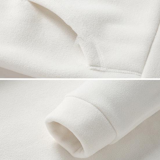 Muži Podzim Zimní Kabát Kapuce na zip Zapínání Dlouhé rukávy Stahovací šňůrka Volné Silný Teplý Jednobarevný Cardigan Mikina na denní nošení Bunda s kapucí