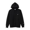Champion Long Sleeve Hooded Sweatshirt with Men's One-Point Logo, Black, C3-W105Z