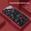 Circuit Diagram Gray For Oppo A79 5G 58 78 74 60 4G Reno 11F Realme GT 6 11 Note 50 10 C55 X2 Tempered Glass Black Phone Case