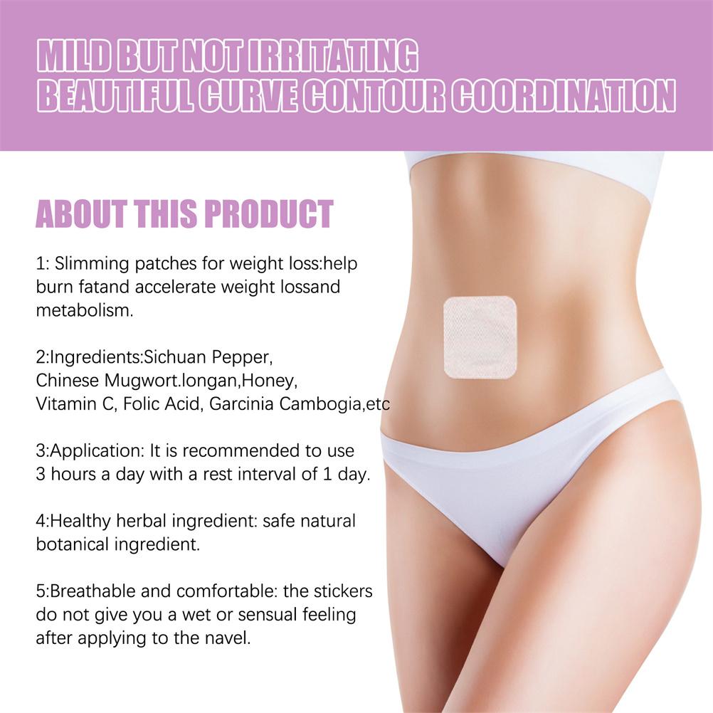 30 Pieces Slimming Detox Patch Belly Button Patch for Slimming Patch Belly Button Patch