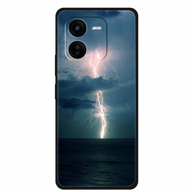 For iQOO Z9x Z9 Turbo 5G Case Luxury Fashion Soft Silicone Phone Case For iQOO Z9 Turbo 5G Cover Shockproof TPU Protector Capa