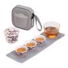 SUSHI CERAMICS Dragon Pattern Travel Tea Set