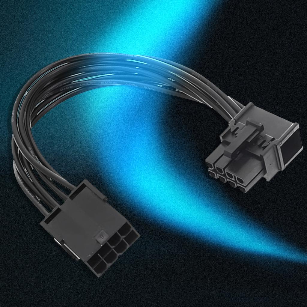 Kabel kolena grafické karty PCIE 8pin kabel, připojení grafické karty Levý a pravý ohyby Kabel šasi