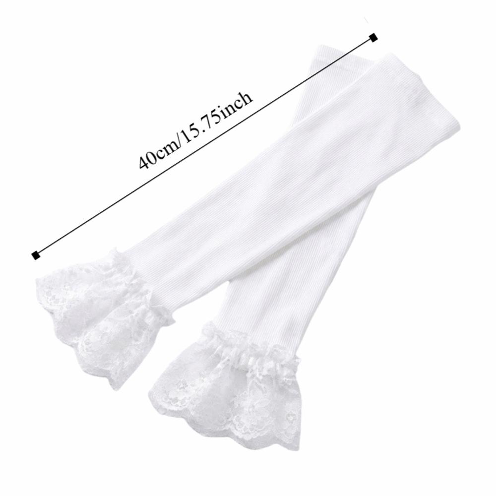 Lace Flower Sun Protection Arm Sleeves Sun Protection Ice Silk Arm Sleeves  Clothes Accessories