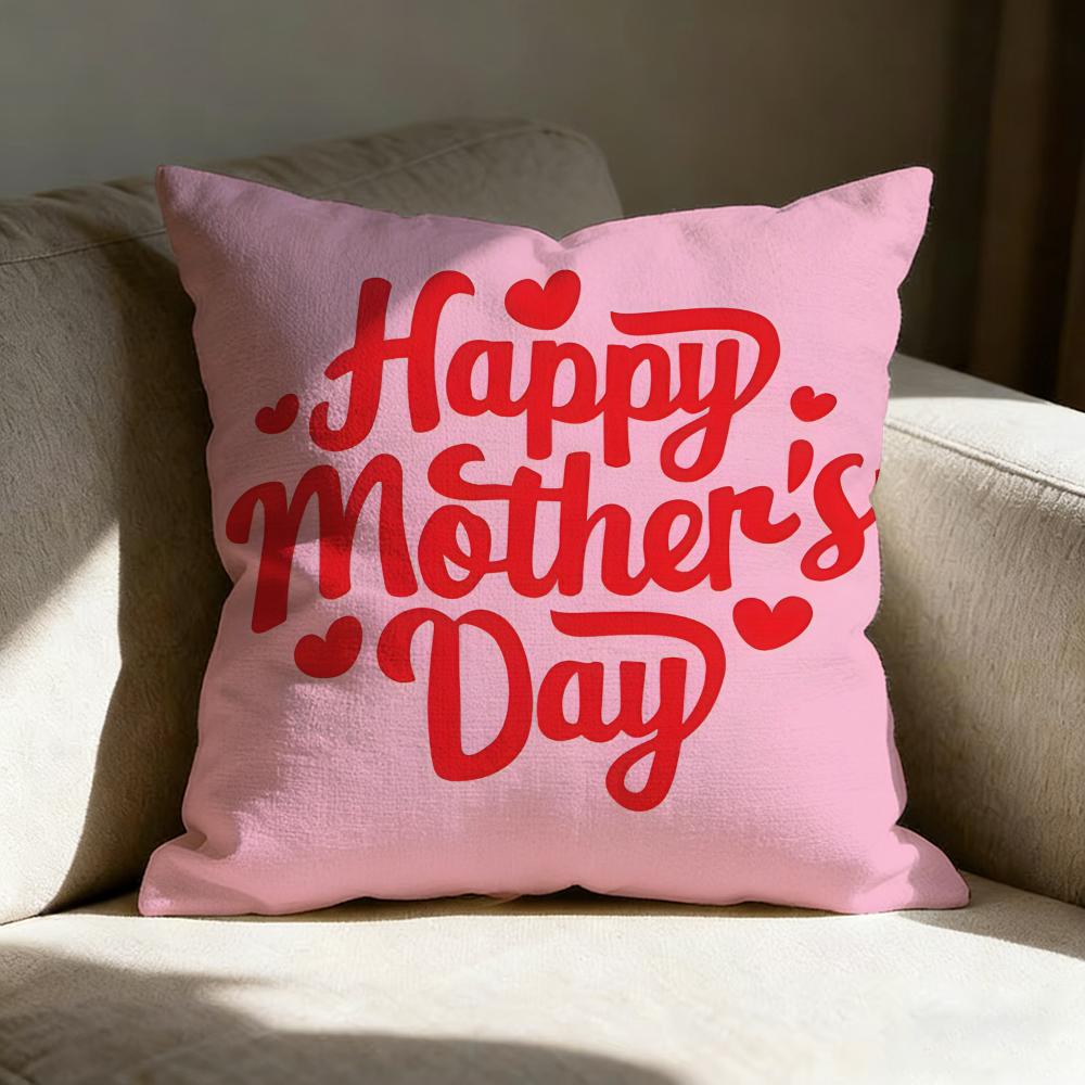 Mother's Day Pillow Case Pillowcase, Double-sided Printed, Sofa Cushion, Bedroom Headboard Pillow