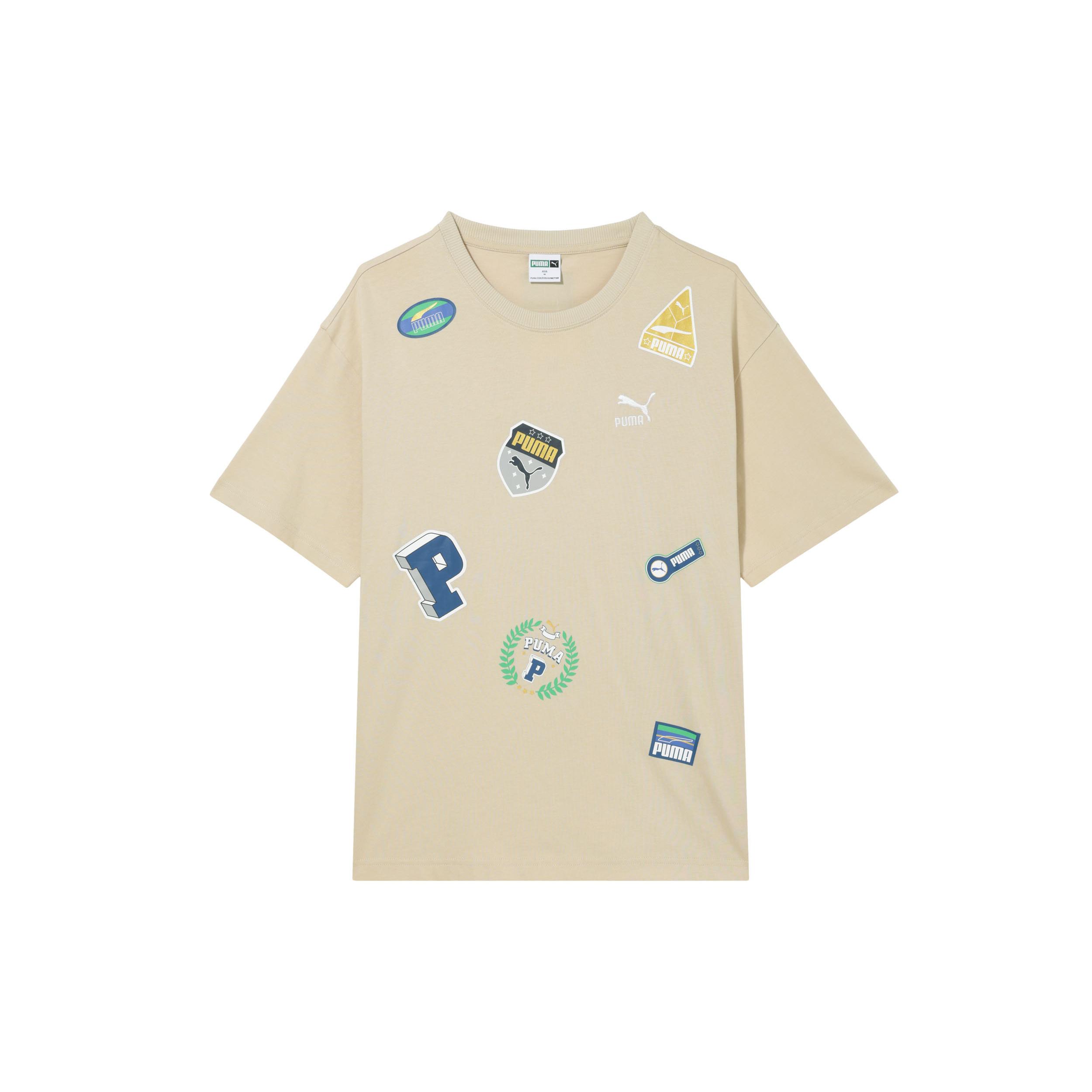 

New PUMA T Shirt Unisex Light Khaki 623248-88 L