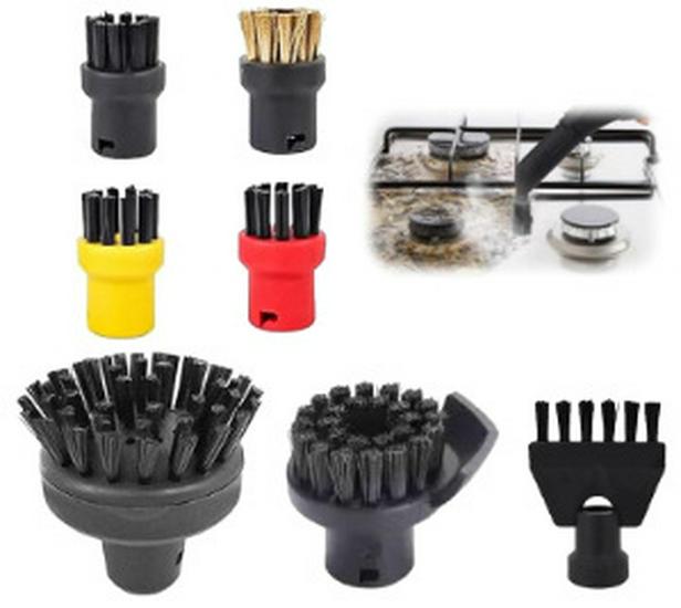 Set composto da panno e spazzola per pulitori a vapore Karcher SC1-SC5.
