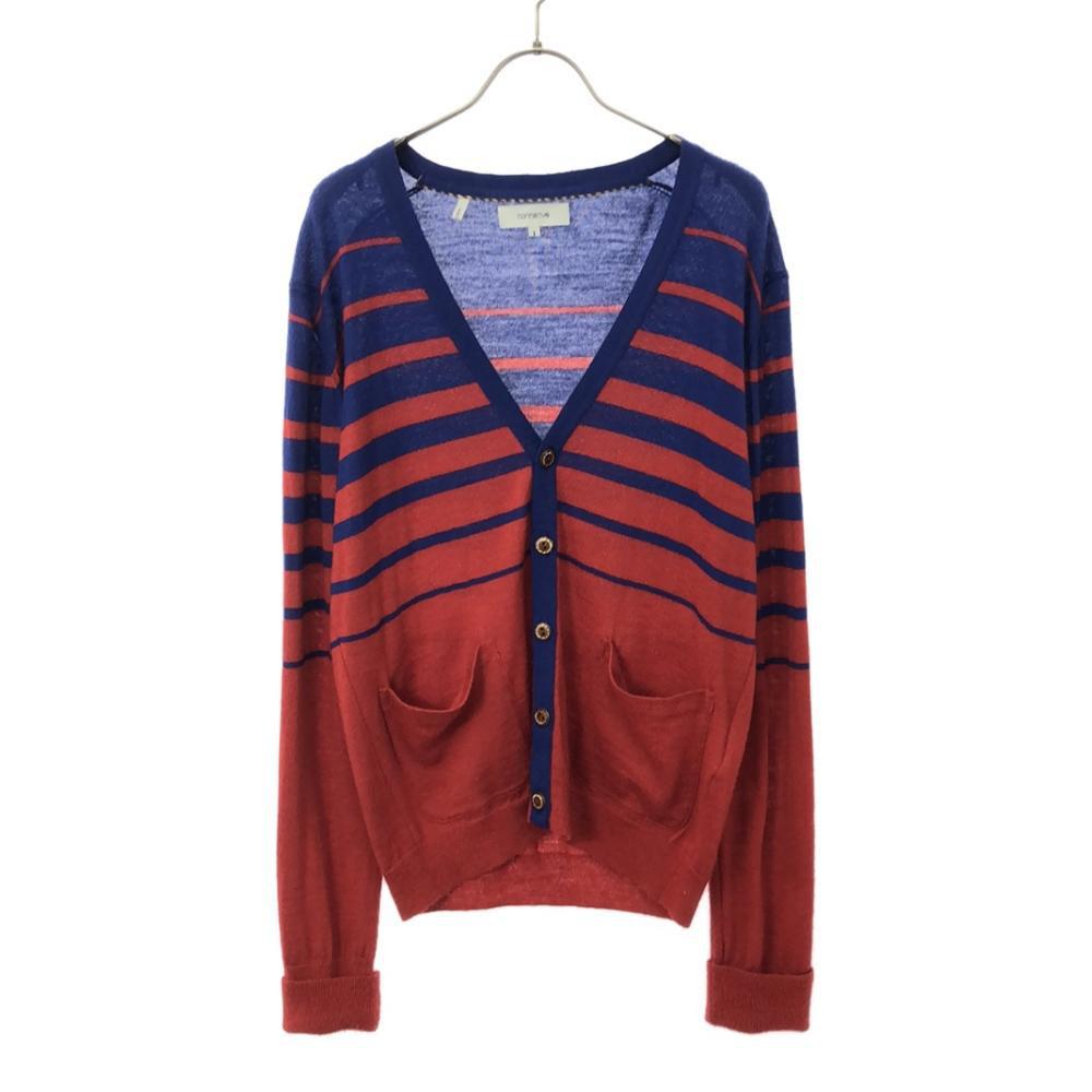 nonnative made in Japan Border Pattern Long sleeve knit cardigan sweater Men's Used