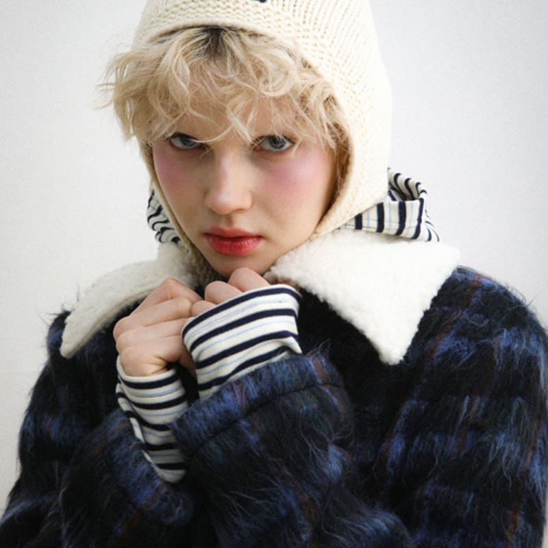 

BadBlue Earflap Beanie Ivory FREE