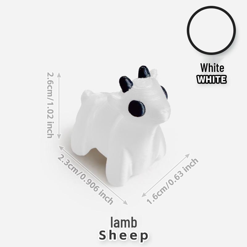 Colorful 3D Printed Small Animal Toys - Simulation Animal Models for Micro-Landscape Decoration