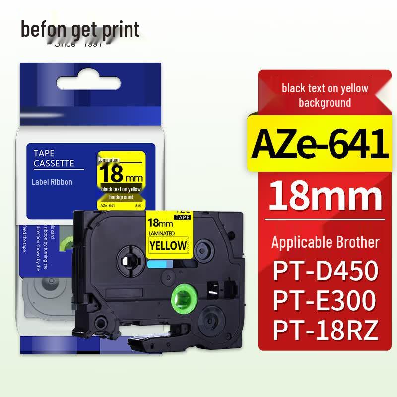 DeYin Compatible Label Maker Tape for Brother TZe Series