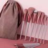 13pcs Set Make Up Brushes Tool Kit Handheld Soft Blending Cosmetics Brushes Kit for Face Powder Concealer