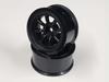 Watanabe Type Offset Matte Gunmetal Set Wheels, 6, (Fifteen Series), 2-Piece