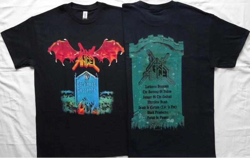 Dark Angel – Darkness Descends (1986) | Classic Bay Area Thrash Metal Tee 2XL