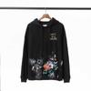 Gallery Dept Graffiti Ink Splatter Vintage Letter Print Cotton Fleece Hoodie Men Women Couple