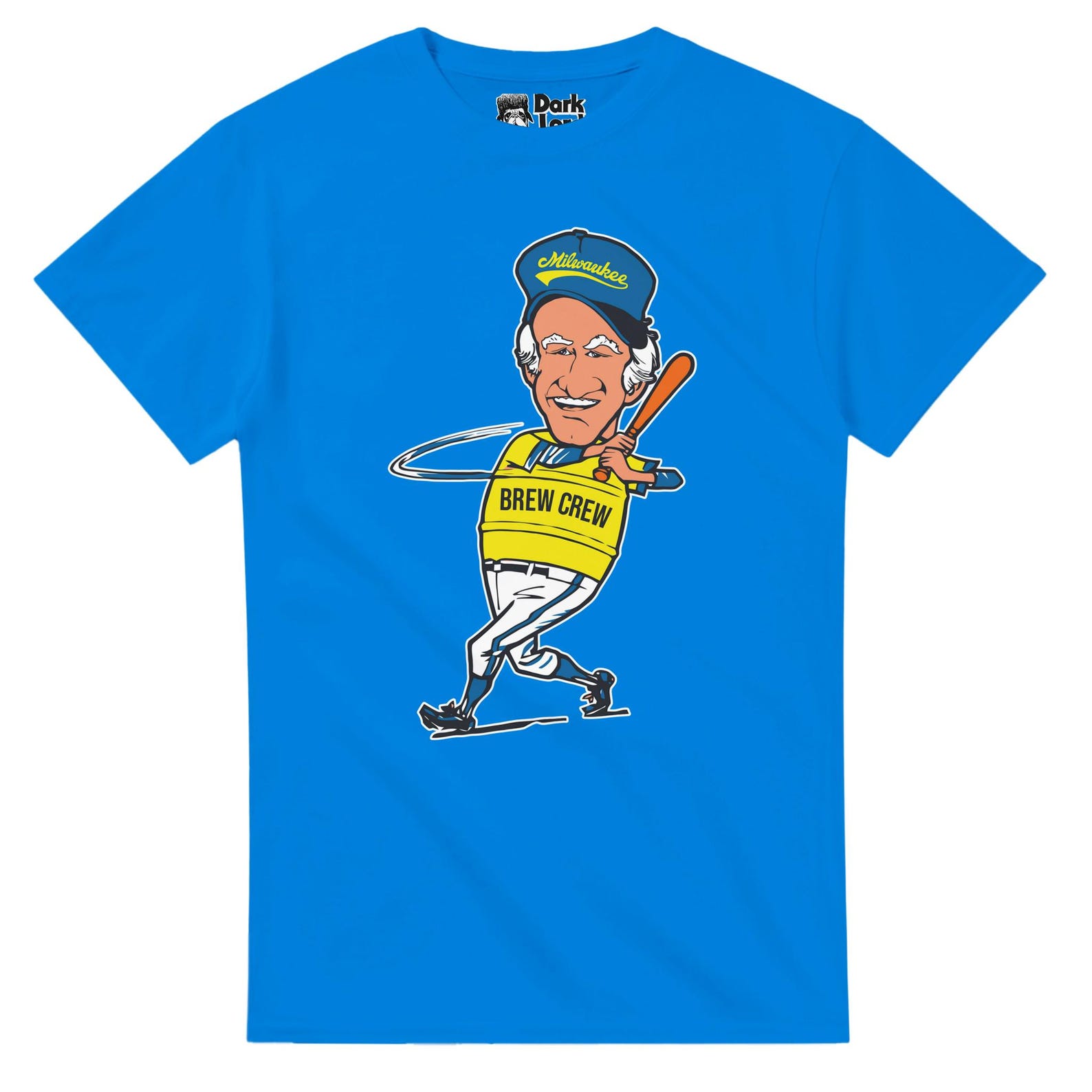 Футболка Bob Uecker Barrel Man - Бейсбольная футболка Milwaukee XL