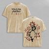 Anime Witch Hat Atelier Qifrey Printed Tee Men Women Washed Cotton T-shirts Short Sleeve Retro T Shirt Harajuku Oversized Tshirt