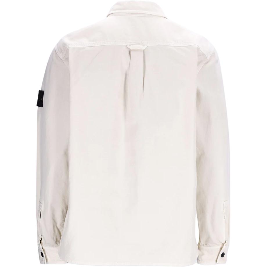 STONE ISLAND Badge Pointed Collar Button Long Sleeve Shirt Men Shirts K2S151200025S0184-V0193