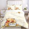 3pcs Winnie the Pooh Hunny Jar Quilt Cover Set - Soft and Cozy Bedroom, Guest Room and Dorm Decorative Bedding 3-Piece Set 1 Quilt Cover + 2 Pill
