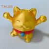 3D Printed Telescopic Cat Figurine Mini Fortune Cat Figure Simulated Animal Model Toy Home Office Bookshelf Desktop Decoration Ornament
