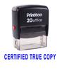 Printtoo Custom Stamp CERTIFIED TRUE COPY Self Inking Rubber Stamp Office
