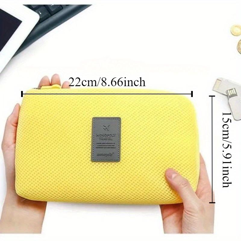 Polyamide Travel Cable Organizer Bag, Multi-Pocket Storage Case for USB Earphones Chargers Electronics
