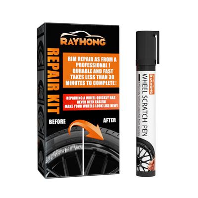 Car DIY Alloy Wheel Repair Adhesive Kit General Purpose Black Paint Fix Tool For Car Auto Rim Dent Scratch Care