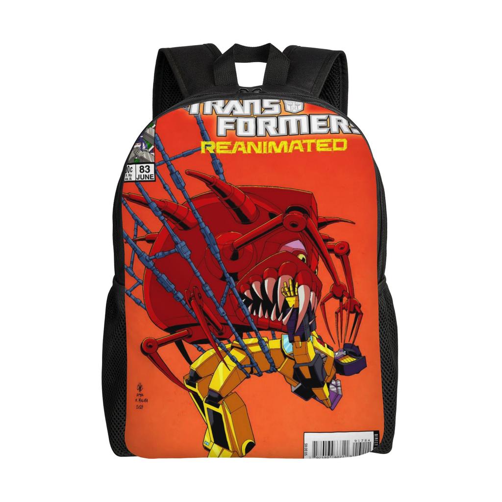 Transformered Cartoon Backpack 3d Printing College Backpacks Boy Girl Fun School Bags Colorful Big Rucksack