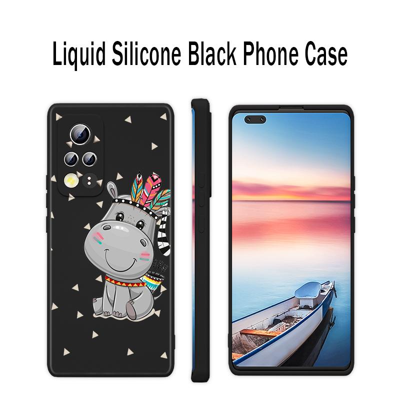 

Чехол для телефона Panda Hippo Eagle For Honor V40 30 30S 20 20E 50 SE 20S Lite Pro Plus 5G Liquid Silicone Soft TPU Capa Honor 50 SE 5G