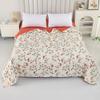 Skin-Friendly Cotton Quilt: Double-Sided, Washable Summer & Autumn Blanket