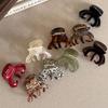 Vinegar Pumpkin Women's 2024 High Ponytail Shark Claw Hair Clip - Elegant Back of Head Accessory