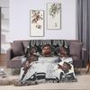 YoungBoy Never Broke Again Blanket  Super Warm Plush Throw Blanket For Couch Chair Sofa Bed Picnic Flannel Bedspread Bed Cover