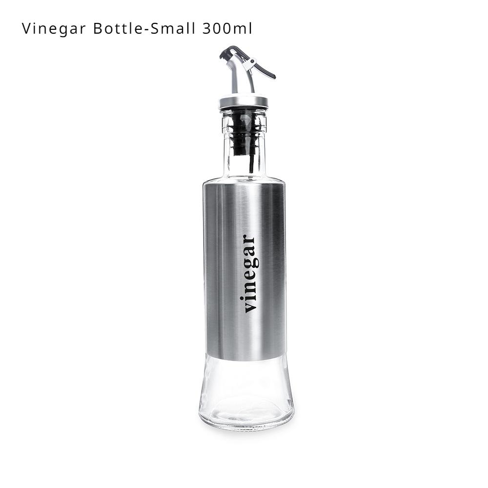 HANYANG Edelstahl-Gewürzflasche zum Ausgießen von Ölkrug, Sojasaucenflasche, Essigflasche, Glasflasche, Weinflasche, Essigglas, Sprühölflasche