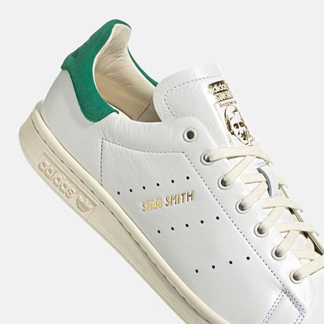 Adidas Originals STAN SMITH LUX Stan Smith Luxury Leather Sneakers IF8844 Shoes Men's Women's [27.0cm-White/Green(IF8844)]
