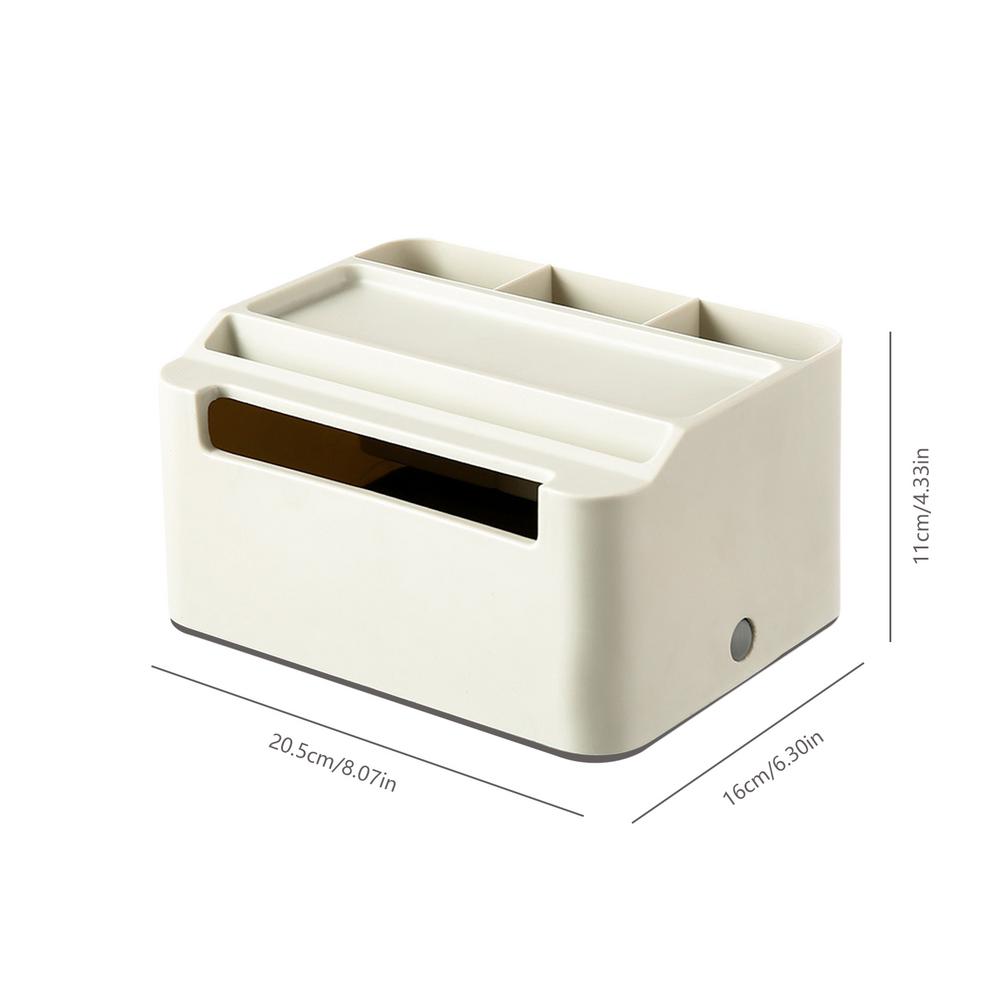 Cutie de șervețele Suport pentru șervețele Depozitare telecomandă Organizator de birou Multifuncțional Recipient pentru diverse Depozitare Acasă