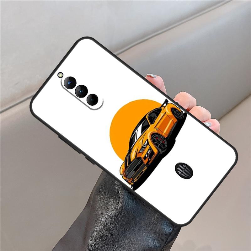 Sports Car Style Case For ZTE Nubia Red Magic 5G 5S 6R 6S 7S Pro Redmagic 8 Pro 8S Pro Plus 6 7 Pro Cover