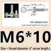 M3-M8 Hand-Tightened Transparent Acrylic Knurled Screw 