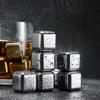 Whiskey Stones Gift Set, 8-Pack Food Grade Stainless Steel Reusable Ice Cubes, No Dilution Chilling for Drinks, Maintains Flavor and Strength