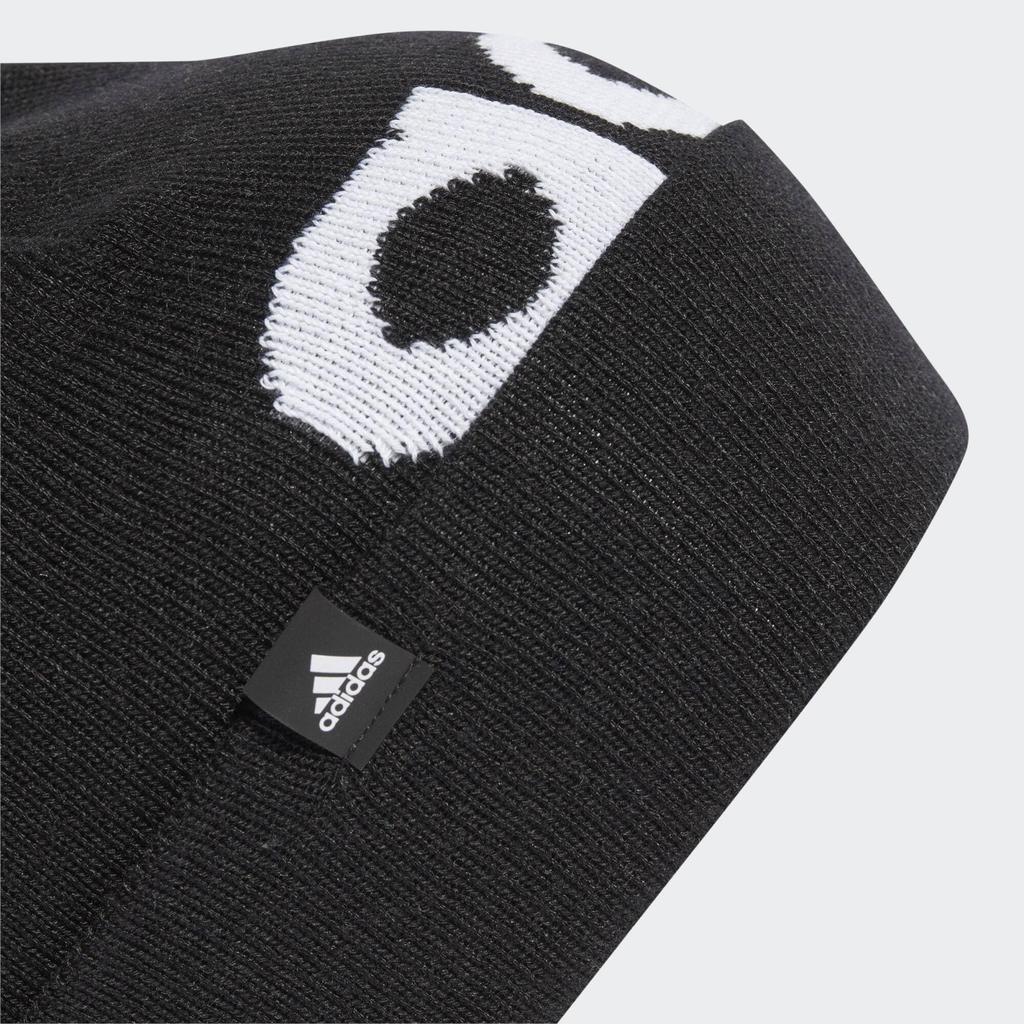 Adidas Knitted Hat with Sizes Pom-Pom, Beanie, Unisex, Adult, DMD77, Black/White (IB2654), 60-63cm