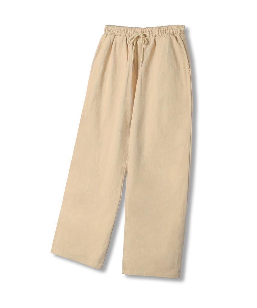 NP STUDIO Cotton Tapered Wide Elastic Waist Chino Pants 4 Colors
